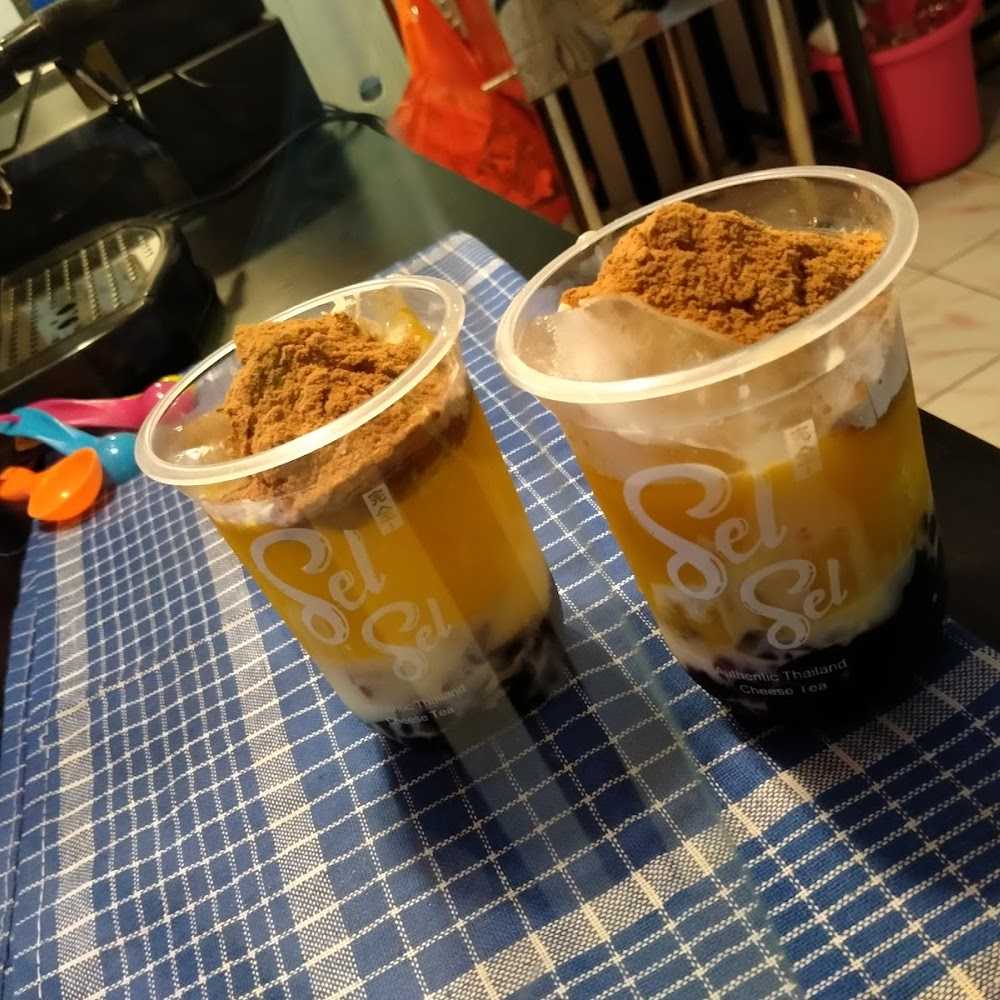 Kuliner Sel Sel Cheese Tea Puebongo
